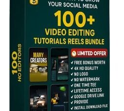 🎬 100+ Video Editing Tutorial Reels Bundle